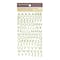 12 Pack: Glitter Block Alphabet Stickers by Recollections™